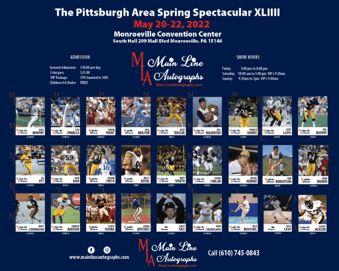 Lists Every Athlete Autograph Appearance In The US