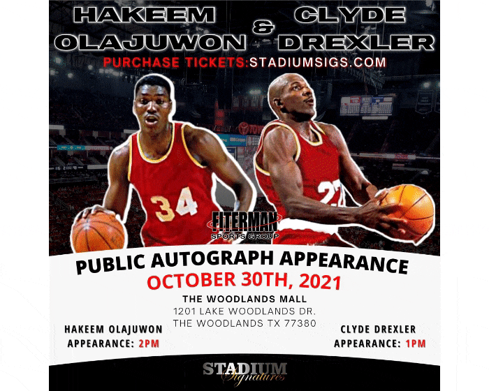 Hakeem Olajuwon & Clyde Drexler